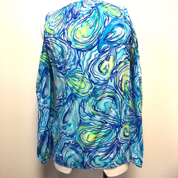 Lilly Pulitzer Cold Shoulder Blouse - Picture 4 of 5